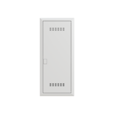Combi Unit  UK600 Combi, Flush-/ hollow wall mounting, 24 modules, 5 row(s), IP30,  Door: Single, Steel Sheet, Dimensions: 872 mm x 384 mm x 97 mm