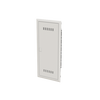 Multimedia unit  UK600 Media, Flush-/ hollow wall mounting, 60 modules, 5 row(s), IP30,  Door: Single, Steel Sheet, Dimensions: 872 mm x 384 mm x 97 mm