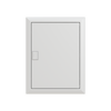 Consumer unit  UK600, Flush-/ hollow wall mounting, 24 modules, 2 row(s), IP30,  Door: Single, Steel Sheet, Dimensions: 497 mm x 384 mm x 97 mm
