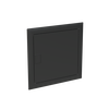 Enclosure accessories  UK600 accessories, 12 modules, 2 row(s), IP30,  Door: Single, Dimensions: 372 mm x 384 mm x 33 mm