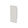 Consumer unit  UK600, Flush-/ hollow wall mounting, 60 modules, 5 row(s), IP30,  Door: Single, Steel Sheet, Dimensions: 872 mm x 384 mm x 97 mm