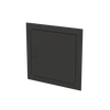 Enclosure accessories  UK600 accessories, 12 modules, 2 row(s), IP30,  Door: Single, Dimensions: 372 mm x 384 mm x 33 mm