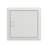 Consumer unit  UK600, Flush-/ hollow wall mounting, 12 modules, 1 row(s), IP30,  Door: Single, Steel Sheet, Dimensions: 372 mm x 384 mm x 97 mm