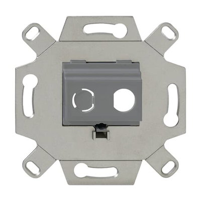 Communication adapter BNC-F Duct-jacks Straight version 2gang grey