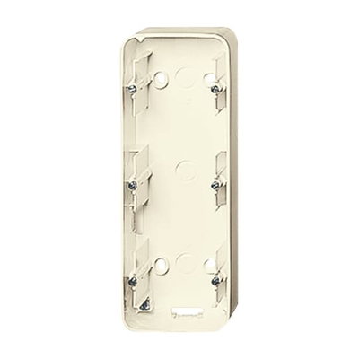 Mounting Box 3-gang ivory - alpha
