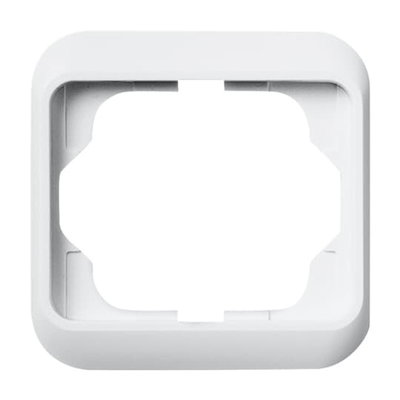 Cover frame 1-gang studio white - alpha nea