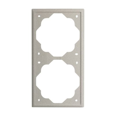 Cover frame 2-gang champagne metallic - impuls