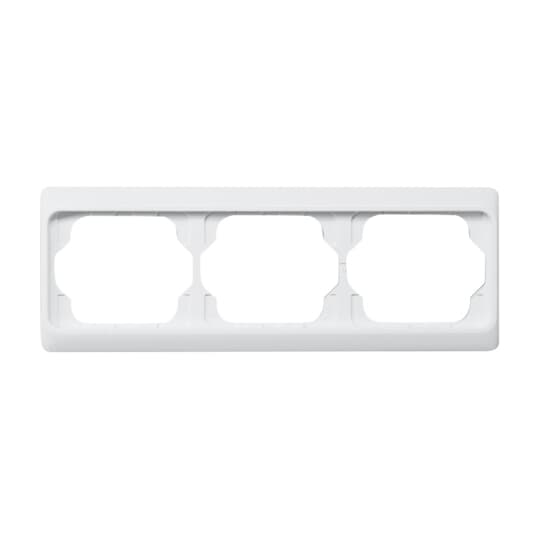 Cover frame 3gang studio white - alpha exclusive