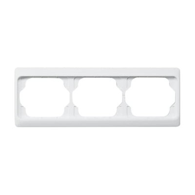 Cover frame 3gang studio white - alpha exclusive