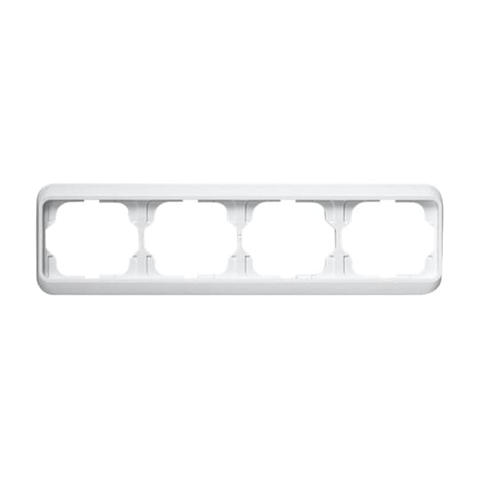 Cover frame 4gang studio white - alpha nea