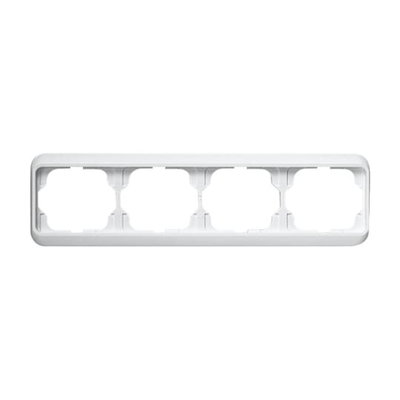 Cover frame 4gang studio white - alpha nea