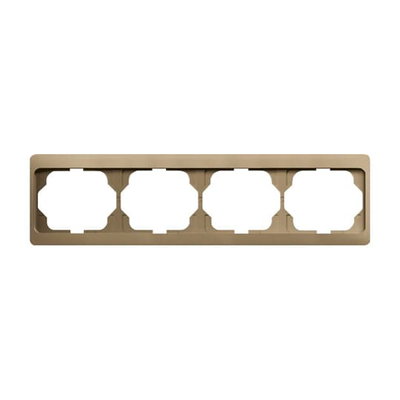 Cover frame 4gang bronze - alpha exclusive
