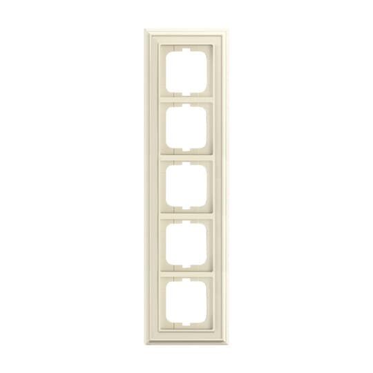 Cover frame 5-gang(s) ivory white - Busch-Dynasty – Görsel 3 / 5