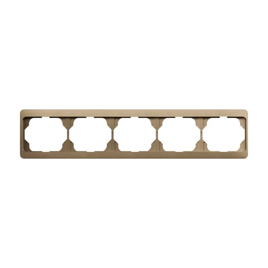 Cover frame 5gang bronze - alpha exclusive