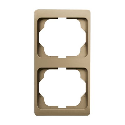 Cover frame 2gang bronze - alpha exclusive