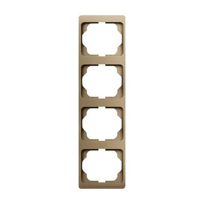 Cover frame 4gang bronze - alpha exclusive