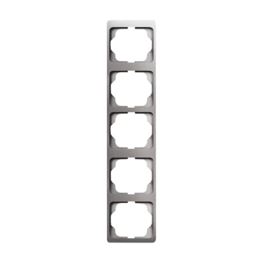 Cover frame 5gang platinum - alpha exclusive