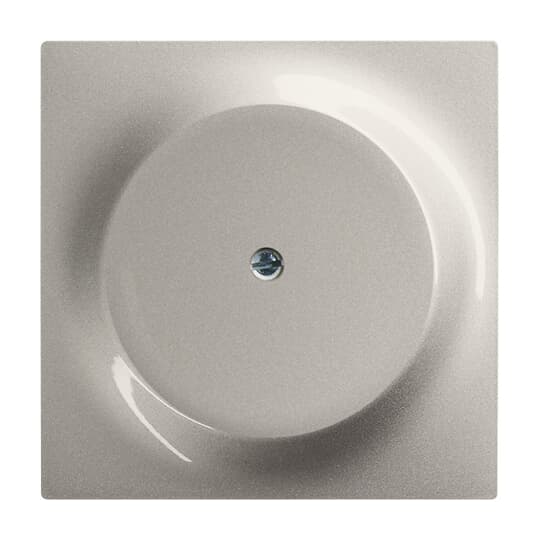 Cover plate for Blind cap 1-gang 0 gang with Mounting plate champagne metallic - impuls