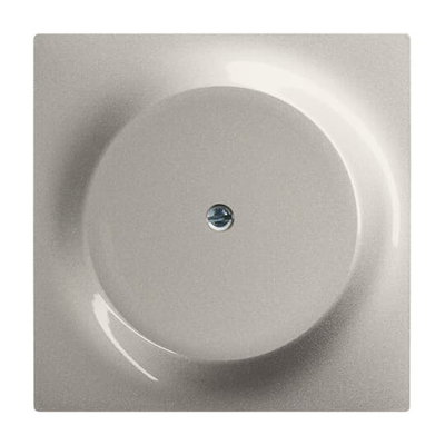 Cover plate for Blind cap 1-gang 0 gang with Mounting plate champagne metallic - impuls