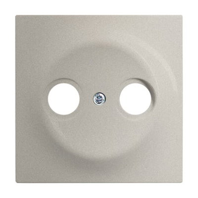 Cover plate SAT 2 gang champagne metallic - impuls