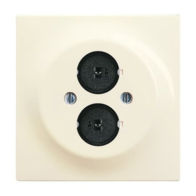 Cover plate Loudspeaker 2 gang ivory - impuls