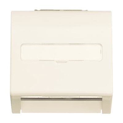 Cover plate with labelling field for data connection housing ivory - impuls