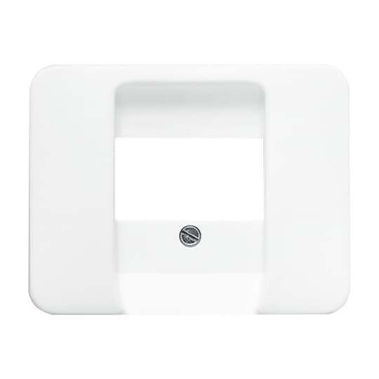 Cover plate TAE  UAE / TAE  USB / VGA / HDMI / loudspeaker 1 gang studio white - alpha
