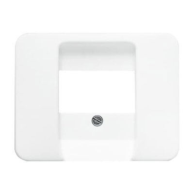 Cover plate TAE, UAE/TAE, USB/VGA/HDMI/loudspeaker/charging 1 gang studio white - alpha