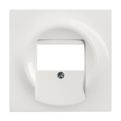 Cover plate TAE, UAE/TAE, USB/VGA/HDMI/loudspeaker/charging 1 gang alpine white - impuls
