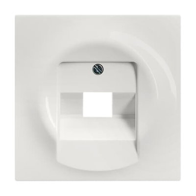 Cover plate UAE/IAE (ISDN) 1 gang alpine white - impuls