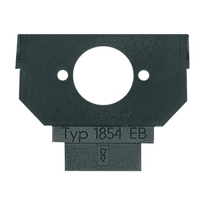 Socket Fixing Plate for XLR 1 gang anthracite