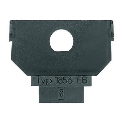 Socket Fixing Plate for BNC/TNC 1 gang anthracite