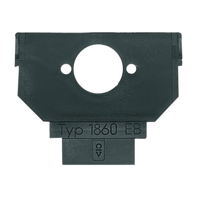 Socket Fixing Plate for Communication devices 1 gang anthracite