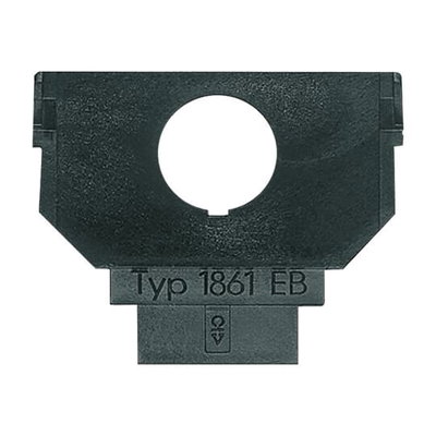 Socket Fixing Plate for Communication devices 1 gang anthracite
