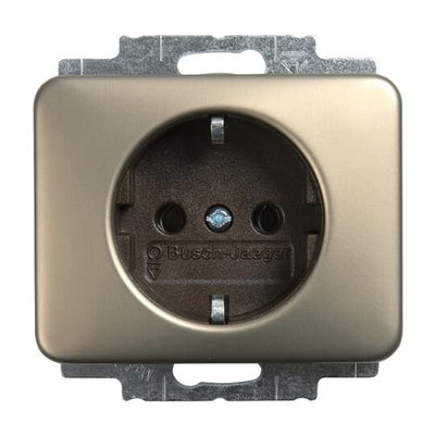 SCHUKO® socket insert bronze - alpha