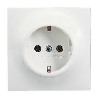SCHUKO® socket insert studio white matt - impuls