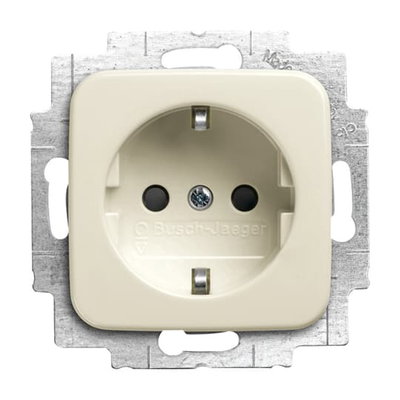Busch-steplight® SCHUKO® socket insert Safety Shutter with LED Night light /White white - Busch-Duro 2000 SI