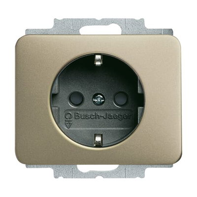 Socket insert Safety Shutter palladium - alpha