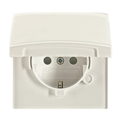 SCHUKO® socket insert Safety Shutter with Hinged Lid white - Allwetter 44 (IP 44)