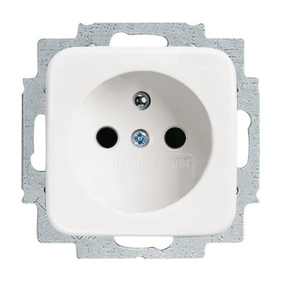 Socket insert Safety Shutter alpine white - Reflex SI