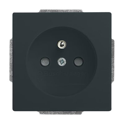 Socket insert Safety Shutter anthracite - Platform 63