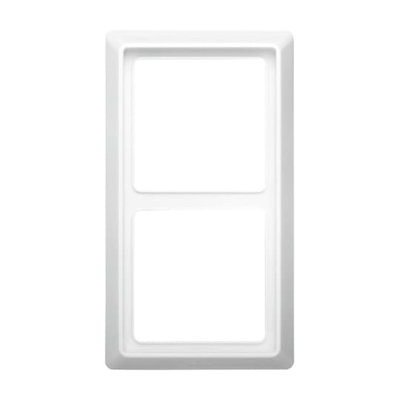 Cover frame 2-gang(s) alpine white - Allwetter 44 (IP 44)