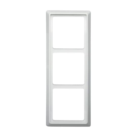 Cover frame 3-gang(s) alpine white - Allwetter 44 (IP 44)