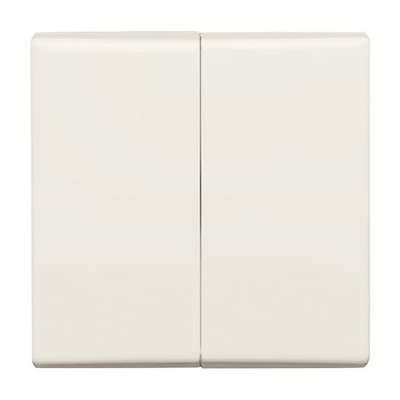 Rocker for Switch/push button, Two-part rocker white - Allwetter 44 (IP 44)