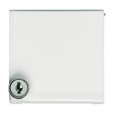 Intermediate Ring with Hinged Lid Cylinder Lock with different locking Cover plates Busch-Duro 2000® SI and Reflex SI alpine white - Allwetter 44 (IP 44)