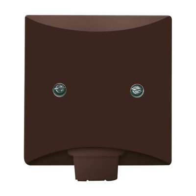 Cover plate for Cable outlet brown - Allwetter 44 (IP 44)