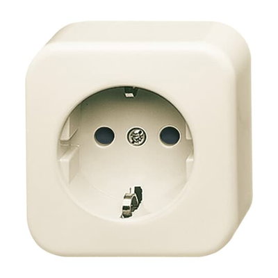 SCHUKO® socket 16 A white  - Busch-Duro 2000 SM