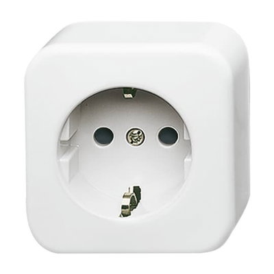 SCHUKO® socket 16 A alpine white  - Busch-Duro 2000 SM