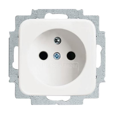 Socket Outlets Safety Shutter with screw terminals alpine white - Reflex SI