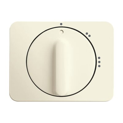 Cover plate with legend Symbol "1-2-3" for Level switch, Turn button ivory - alpha